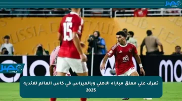 تعرف على معلق مباراة الأهلي وبالميراس في كأس العالم للأندية 2025